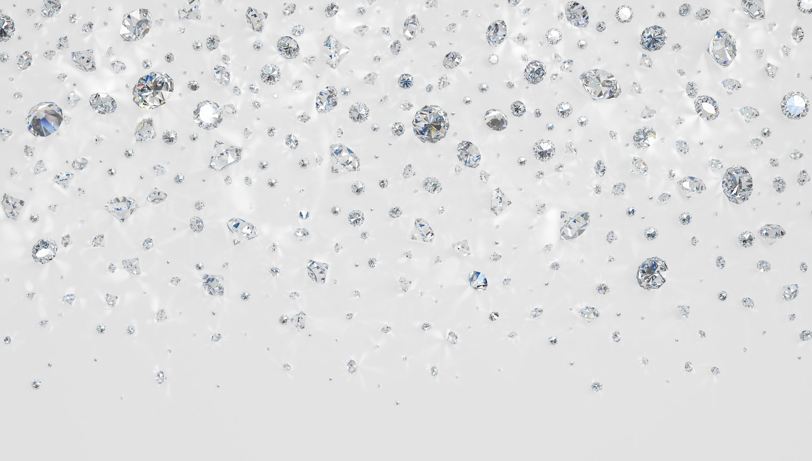 Diamonds on a white background.