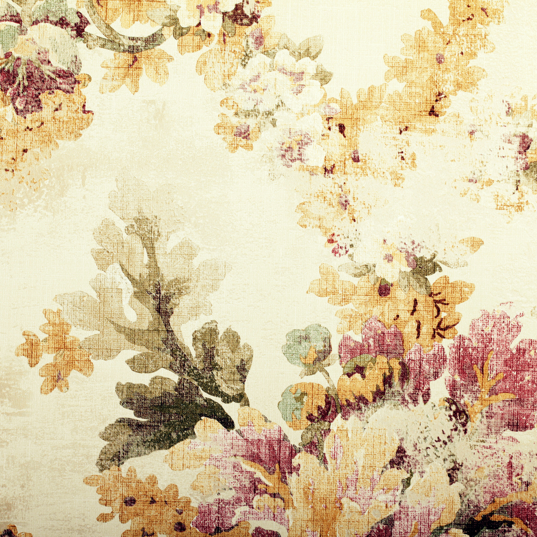 Romantic vintage shabby floral background